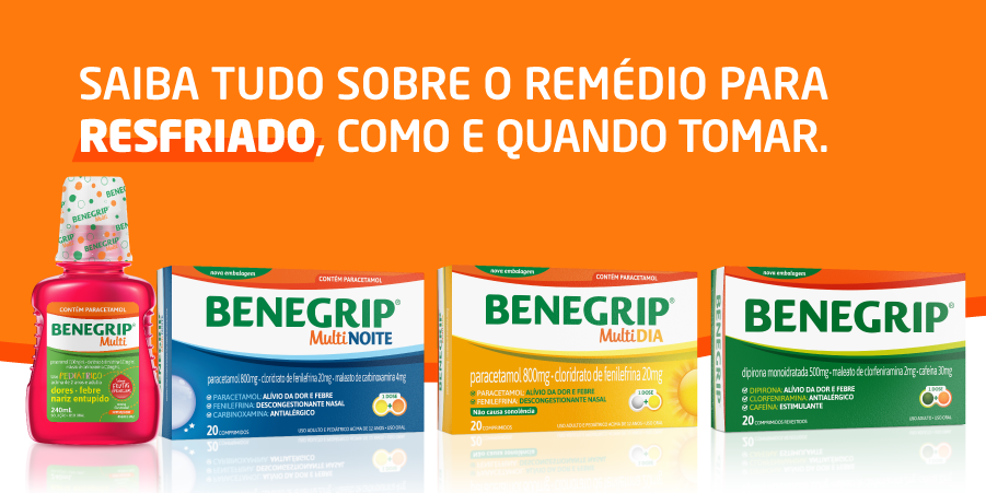 Medicamentos para tosse, resfriado e alívio da gripe