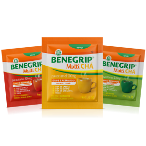 Embalagem do Benegrip Multi Cha