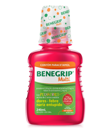 Embalagem de Benegrip<sup>®</sup> Multi.