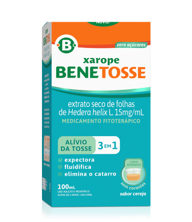 Embalagem do Xarope Benetosse